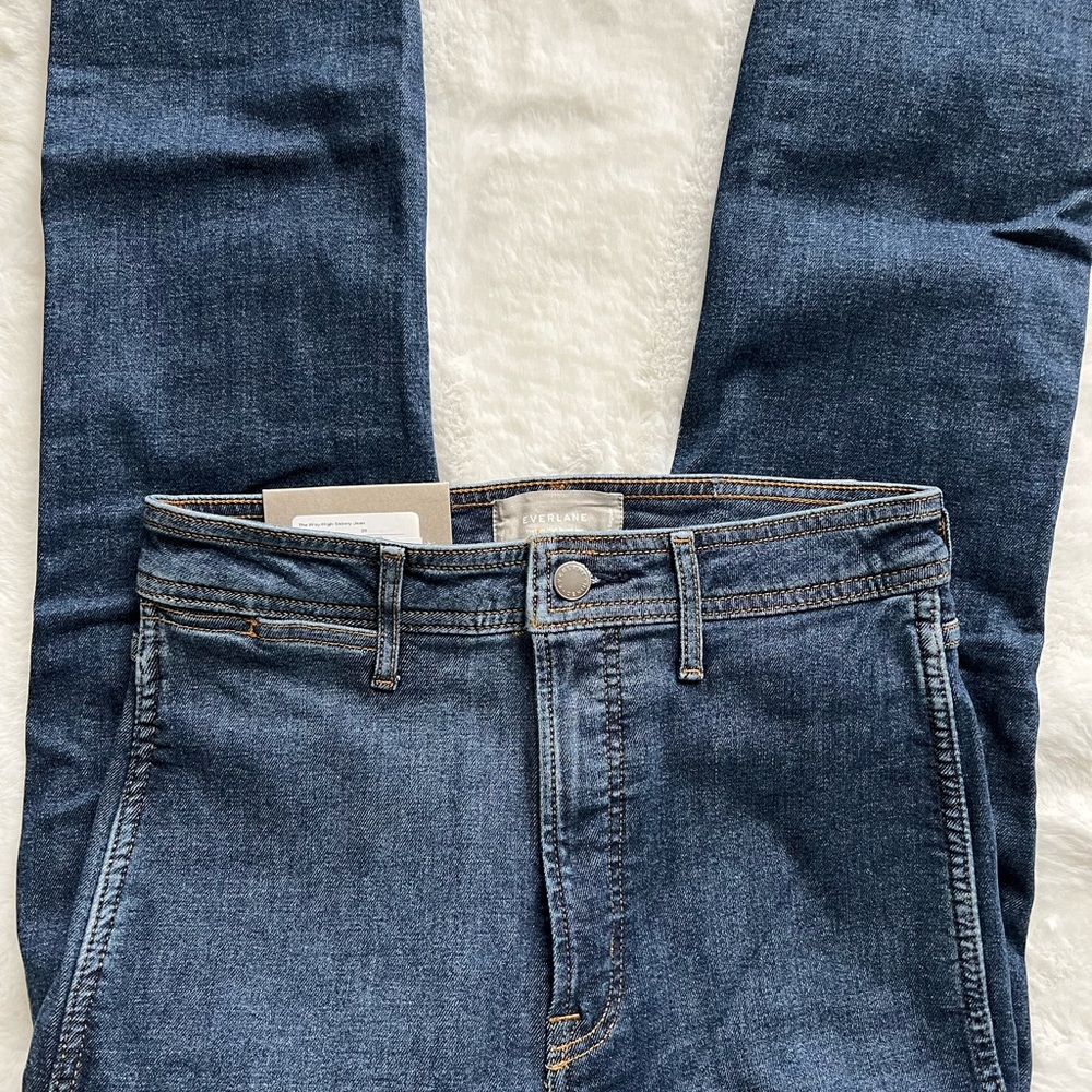 Everlane | the way high waist skinny jeans NWT